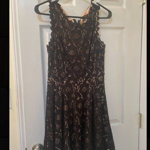 Black lace dress size medium